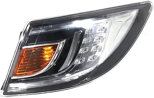 QDFGNKBAI Auto Rücklicht-Komplettsets für Mazda 6 GH 2009-2012, Rückleuchten Montage Bremslicht Blinker Links Rechts Ersatz Zubehör,A/White Right Outer