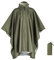 BDSHUNBF Wasserdicht Regenponcho Damen Herren, Leichter Wasserdichter Regenjacken Wiederverwendbar Ripstop Atmungsaktiver Mehrzweck Regenmantel mit Kapuze, Regenponcho Fahrrad Regencape Grün