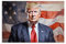 CSESTCGN Donald Trump Kunstposter, 1 Leinwand-Poster, Schlafzimmerdekoration, Landschaft, Büro, Raumdekoration, Geschenk, 40 x 60 cm