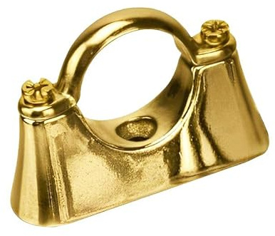 ODSUPPLIES - Bag of 5-22mm Cast Brass Hospital Pipe Bracket | Also Available in 15mm, 22mm, 28mm, 35mm