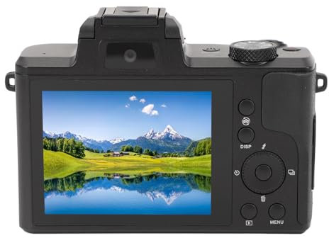 5K Digitalkamera, 5X optischer Zoom 6 Achsen Stabilisierung 3.2inch IPS Display Autofokus Vlogging Kamera 64MP Dual Kameras Reisekamera für Video Blogging, tägliche Aufnahmen