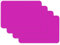 sopomarkt24 Tischset Fuchsia 4er Platzset Tischsets & Untersetzer für Küche Esszimmer Platzdeckchen Tischmatte abwaschbar & leicht zu reinigen 45 x 30 cm