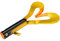 LMAB Drunk Dancer 15, 18 & 23 cm - Doppel-Twister Angelköder - Gummiköder für: Hecht & Zander - Hechtköder Zanderköder - Kunstköder Twinler Pike - Gold Orange, 18 cm