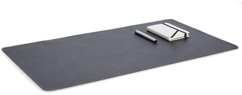 Schreibtischunterlage Kunstleder, schwarz, 70 x 40 cm