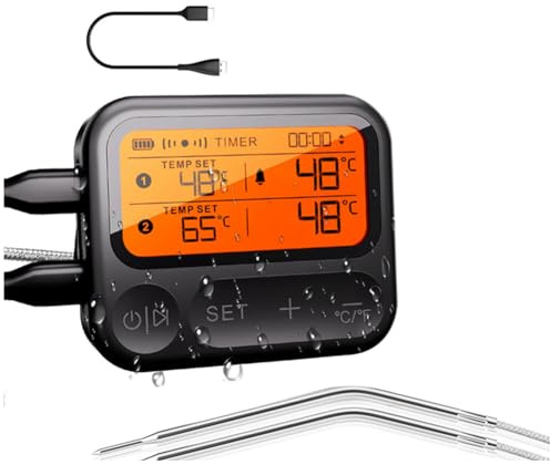 Barturry Kitchen Thermometers Digital Meat Thermometer for BBQ Oven Grill Rotisserie Household Thermometers