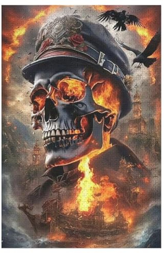 1000 Teile Puzzle Für Jungen Und Mädchen, Standard-Puzzles Totenkopf, Familienspiele, （78×53cm）