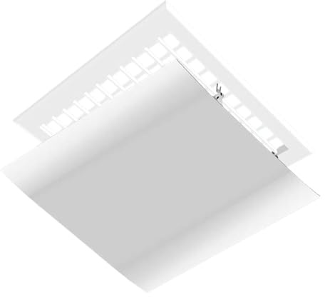 Hogvinnatil Windabweiser für -Klimaanlage, quadratischer Deflektor für den thermischen Lufteinlass | Einstellbares Register Diffusor Windschutz für Zuhause Büro Innen Außen