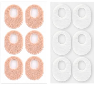 HAPZUR Pansement Cors aux Pieds 12 pièces (blanc et couleur peau) - Soulagement immédiat douleur, Élimine les cors et œil-de-perdrix, Protège callosités et ampoules, Discret et Durable