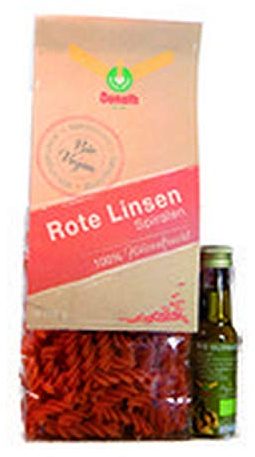 DONATH -MÜHLE Rote Linsen Spiralen, 250g