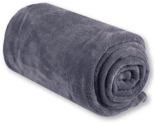 Bestgoodies Babydecke in 70x100 cm - Anthrazit, Kleinkinddecke Schmuse- und Krabbeldecke nach ÖKO-TEX Standard 100 Klasse 1 gefertigt