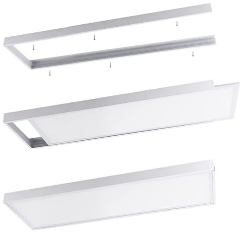 Einbaurahmen Oberflächenmontage LED -Tafel 120x60Cm | Greenice