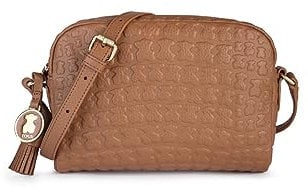 Tous Sherton, Bolso Bandolera para Mujer, Marrón (Cuero 995890622), 19x14x5 cm (W x H x L)