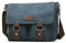 FANDARE Leinwand Messenger Bag Umhängetasche 7.9 inch iPad Tasche Schultertasche Unisex Segeltuch Tasche Arbeiten Tasche für Männer und Frauen, Herren/Damen Reise Umhängetasche Blau