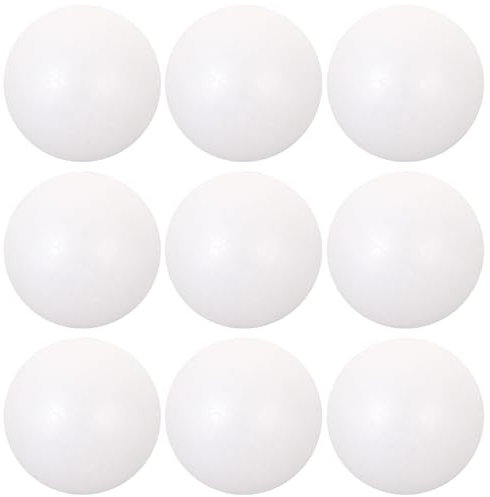 24pcs Round Foam Balls for Christmas Decoration Shatterproof Hanging Balls for Tree Party Wedding Decor White Craft Ornaments for Indoor Outdoor Use