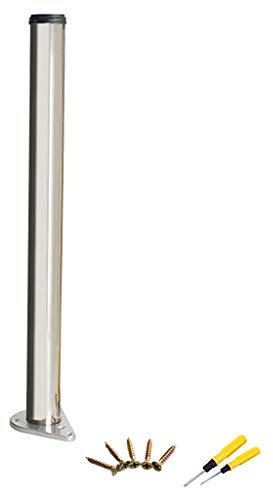 Aluminium Tischbeine Bar Stützfüße verstellbare Schrankfüße einseitige Stützfüße, Höhe 60cm / 80cm / 100cm, für Küchenschrankfüße Balkon einzelne Tischbeine