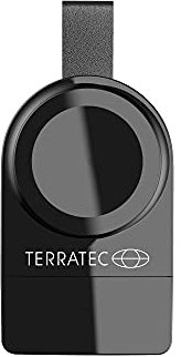 TerraTec ChargeAir Watch Apple Watch USB Ladestation mobil. Kompatibel mit Apple Watch Series 6, SE (2020) / Series 5 / Series 4 / Series 3 / Series 2 / Series 1 / 44mm / 42mm / 40mm / 38 mm (Schwarz)