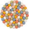 myfelt Filzkugel Topfuntersetzer - Liese - Ø 20 cm, bunt