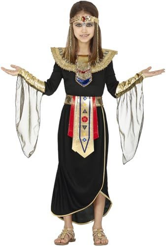 FIESTAS GUIRCA Ägyptische Frau Kostüm Kinder Mädchen für Karneval &