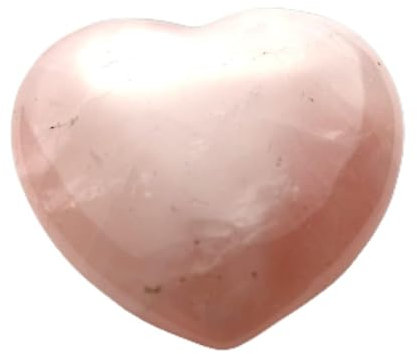 Steinfixx® - Edelstein Herz I Heilstein I Glücksstein I Chakra-Stein I Taschenstein | Massagestein | Geschenk für die Liebsten (Rosenquarz)