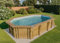 POOLCREW Pool Komplettset Baros, Aufstellpool Set inkl. Pumpe und Filter, Swimmingpool mit Sandfilteranlage und Leiter, Frame Pool Rechteckig 436 x 336 x 119 cm