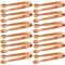 Eiszange, Zuckerzange, Mini-Servierzange, Edelstahl, Vorspeisenzange, kleine Küchenzange, Servierutensilien für Teeparty, Kaffeebar, Vorspeisen, Desserts, Zucker, Eiskübel 10,9 cm (Roségold)