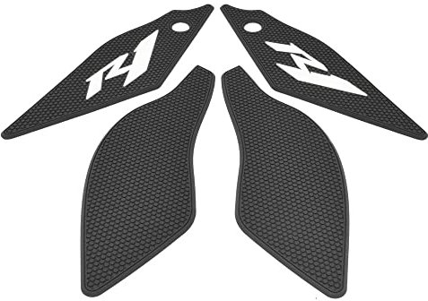 LEMING Für Yam&aha YZF R1 / M R1M RN32 2020-2022 Satz Von 4 Stück Motorrad Gas Kraftstofftank Traktion Seitenpolster Kniegriff Aufkleber Schutz tankpads Motorrad