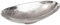 Brandsseller Dekoschale ca. 34 x 16 x 6 cm Servierschale Tischdeko Aluminium RAW OPTIK
