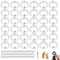GZhaimai Lot de 40 décapsuleurs ronds en métal avec vis et tournevis pour bar, restaurant et famille (argenté)