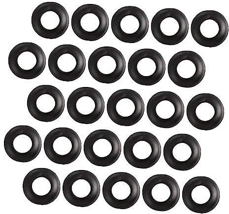 O-ring Tülle 100 Stück aus Pvc Gummi, Schwarze Schutztülle