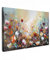 MuchoWow© Wandbilder 90x60 cm Wohnzimmer Wanddeko Schlafzimmer Zimmerdeko Fotowand Zimmer Deko Wand Dekoration Wall Art Kunstdruck - Öl - Blumen - Bunt - Natur