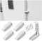 JNNJ 5 Piezas Pestillo De Plástico para Puerta De Equipaje, RV Redondeado Puerta del Equipaje, Accesorios Externo Pestillo Titular De La Puerta Equipaje para Autocaravana Camper Traile(Blanco)