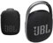 JBL Wind 3S tragbare Bluetooth-Lautsprecher & Clip 4 Bluetooth Lautsprecher in Schwarz – wasserdichte, tragbare Musikbox mit praktischem Karabiner – Bis zu 10 Stunden kabelloses Musik Streaming