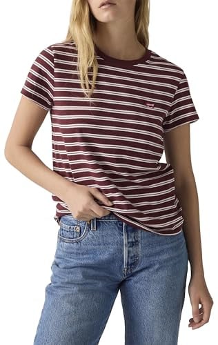 Perfect Tee Trudy Stripe Chocolate Truff