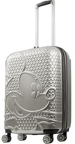 FUL Disney Mickey Mouse 3-teiliges Rollgepäck-Set, Hartschalenkoffer mit Spinnrollen