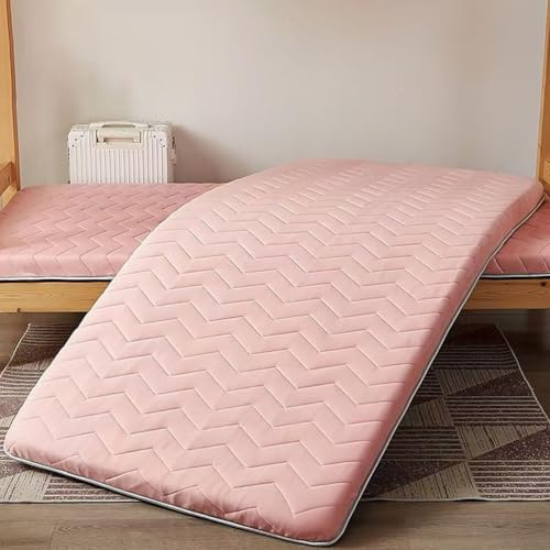 Faltbare Matratze, 5 cm dick, Rollmatratze für Gäste, atmungsaktiver Stil, Einzel- und Doppelbett, 70 x 180 cm, perfekt für Schlafsaal und Übernachtungen