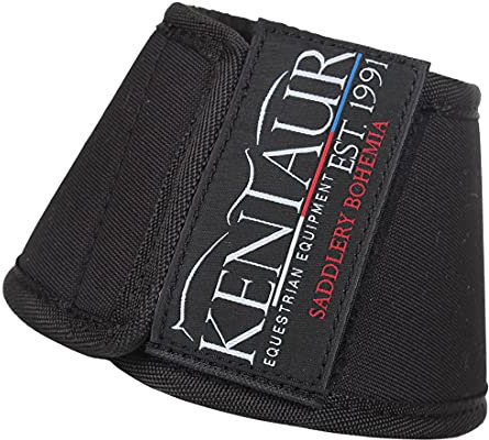 KenTaur Hufglocken, Springglocken mit doppeltem, strapazierfähigen Neopren und YKK Klettverschluss, Größe:M, Farbe:schwarz