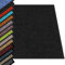 casa pura - Tapis Entrée Intérieur Rhine - Tapis Antidérapant et Anti-salissures - Paillasson de propreté Interieur et extérieur - Tapis de Porte Lavable et Ultra Absorbant (Noir 120x180 cm)