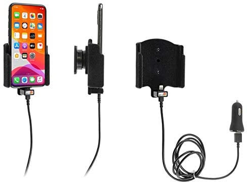 Brodit Gerätehalter 721161 | Made IN Sweden | mit Ladefunktion für Smartphones - Apple iPhone 11 Pro, schwarz