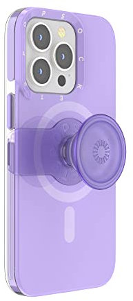 PopSockets iPhone 13 Pro Case with Phone Grip and Slide, Phone Case for iPhone 13 Pro - Violet