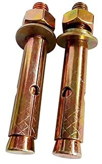 M6 M8 M10 M12 M14 M16 M18 M20 Boulon d'expansion de l'ancrage de Coin Zinc en Acier en Acier en Carbone (Longueur: M6x80) 5pcs