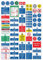 RDLCAR Kitchen Safety Signs and 58 Stickers Laminated Self Adhesive Food Hygiene Stickers Durable Labels for Maintaining Hygiene in Restaurants and Cafeterias