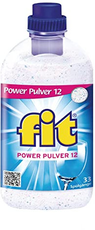 fit Power Pulver 12-660 g - Spülmaschinenpulver - Schnellaktivformel für strahlende Sauberkeit - Glasschutz