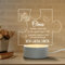 Oizzduru Oma Geschenk von Enkelin Enkeln, LED Lampe Nachtlicht Geschenke für Oma Personalisierte Geschenk für Oma von Großelterntag Geschenk Oma Geburtstag