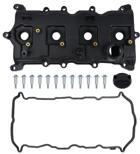 PAROD Engine Valve Cover w/Gasket L4 2.5L Fit for 2007-2013 Nissan Altima, 2008-2013 Rogue, 2014-2015 Rogue Select, 2007-2012 Sentra, Replace for 13264JA00A 13270-JA00A