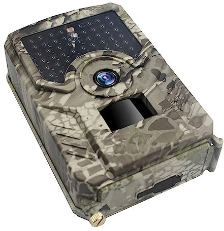 PR200PRO Infrarot Wildkamera, 16MP HD Jagdkamera, IP56 wasserdichte Wildkamera, Wildkamera für Jagdaktivitäten/Tieraufnahmen