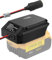 20V zu 12V Akkuadapter kompatibel mit Dewalt 20V Akku, Akku Konverter mit Zigarettenanzünder für alle Autogeräte (ohne Akku)