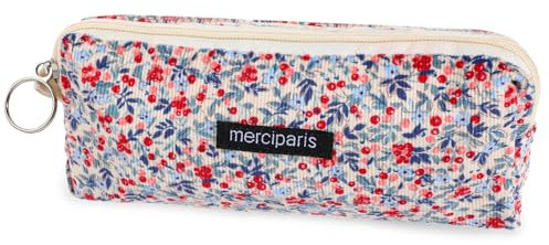 YUXIANLB Federmäppchen Blumen Mäppchen im Retro-Stil Mäppchens mit großes Kapazität Tragbares und Niedliches Mäppchens Kosmetiktasche Kosmetiktasche Reise- und Kulturtasche Schlüsseltasche Geldbeutel