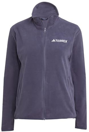 adidas Damen Terrex Multi Essentials Full Zip Fleece Jacket, Shadow Navy, XL
