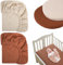 Musselin matratzenbezug Kinder, 2er Pack Musselin matratzenbezug Baby, spannbettlaken Musselin Kinder, Spannbettlaken Musselin Baby, Baby Musselin Bettlaken, für Jungen und Mädchen (80x40cm)