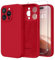 SuydanBox Magnetic for iPhone 12 Pro Max Case, Compatible with MagSafe, [Full Camera Protection][Screen Protector] Silicone Shockproof Protective Phone Case for iPhone 12 Pro Max 6.7, Red